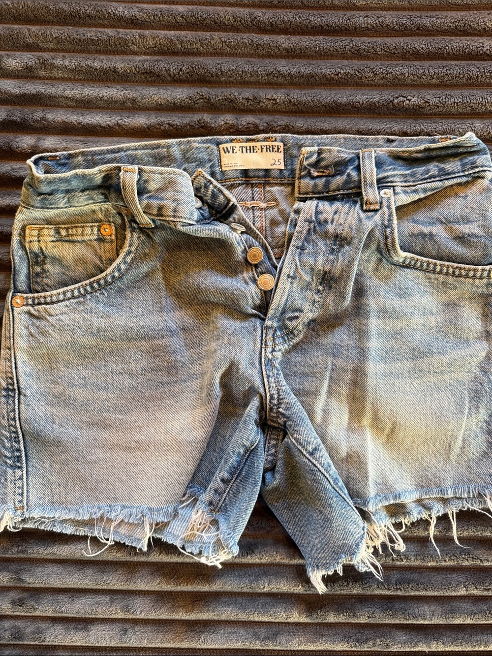 Free People Jean Shorts
